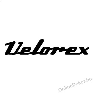 Motormatrica, Motor dekorációk - 01.Motormatricák - Velorex - Velorex logó