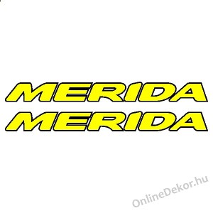 Kerékpár matrica, Kerékpár dekoráció, Bicikli matrica, Bicikli dekoráció - Merida - Merida