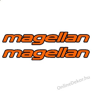 Kerékpár matrica, Kerékpár dekoráció, Bicikli matrica, Bicikli dekoráció - Magellan - Magellan