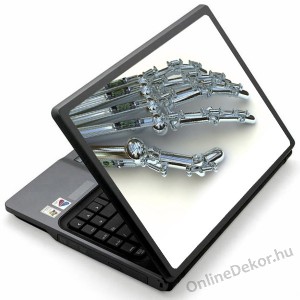 Laptop matrica, Laptop dekoráció - Robot - Robot kéz 1705