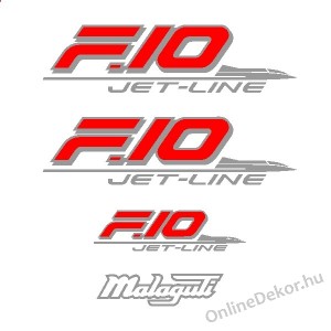 Motormatrica, Motor dekorációk - 02.Robogó matricák - Malaguti - F10 Jet-Line