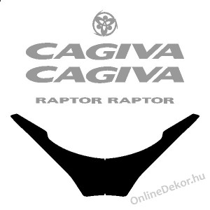 Motor sticker, Motor decal - 01.Motor sticker - Cagiva - Raptor