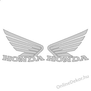 Motor sticker, Motor decal - 01.Motor sticker - Honda - Honda wing