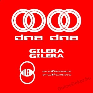 Motor sticker, Motor decal - 01.Motor sticker - Gilera - DNA
