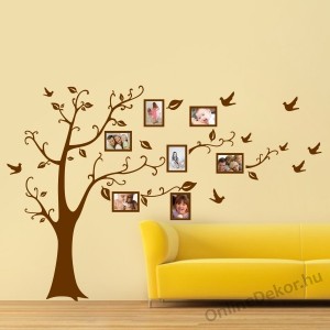 Wall sticker, Wall tattoo, Wall decoration, Wall decal - Family tree, Photo position - Family tree 2100
