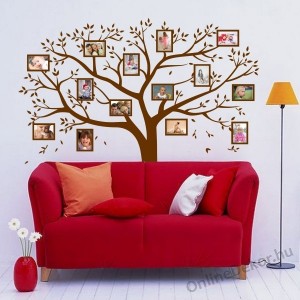 Wall sticker, Wall tattoo, Wall decoration, Wall decal - Family tree, Photo position - Family tree 2101