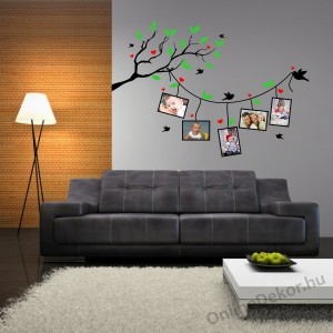 Wall sticker, Wall tattoo, Wall decoration, Wall decal - Family tree, Photo position - Family photos 2150