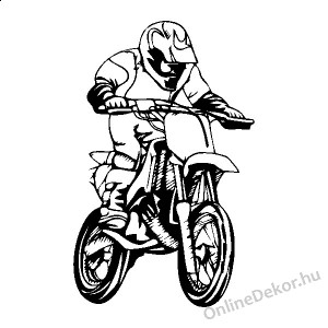 Wall sticker, Wall tattoo, Wall decoration, Wall decal - Motorcycle - Motorcycle 2246