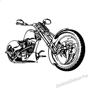 Wall sticker, Wall tattoo, Wall decoration, Wall decal - Motorcycle - Motorcycle 2247