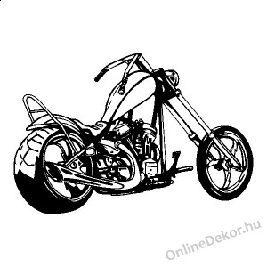 Wall sticker, Wall tattoo, Wall decoration, Wall decal - Motorcycle - Motorcycle 2251