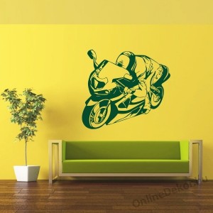 Wall sticker, Wall tattoo, Wall decoration, Wall decal - Motorcycle - Motorcycle 2252