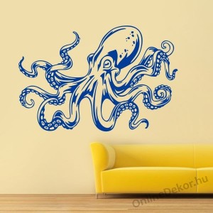 Wall sticker, Wall tattoo, Wall decoration, Wall decal - Animal - Octopus 2266