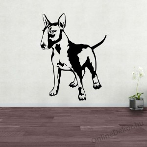 Wall sticker, Wall tattoo, Wall decoration, Wall decal - Kutyák - Bull terrier 2390