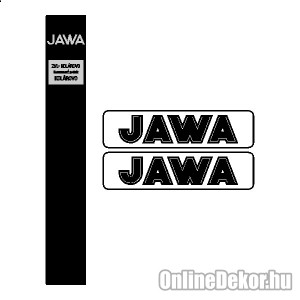 Motor sticker, Motor decal - 01.Motor sticker - Jawa - Jawa