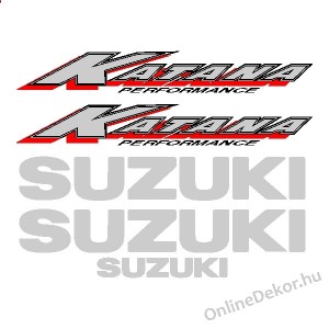 Motormatrica, Motor dekorációk - 02.Robogó matricák - Suzuki - Katana