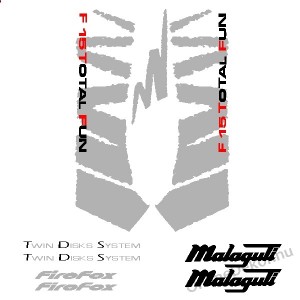 Motormatrica, Motor dekorációk - 02.Robogó matricák - Malaguti - F15 Total Fun
