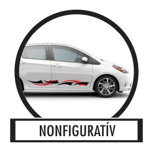Car sticker, Car decoration, Car decal - 03.Nonfigurative