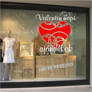 Kirakatdekor&aacute;ci&oacute;, Kirakat matrica - Valentin nap