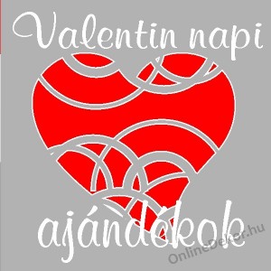 Kirakatdekoráció, Kirakat matrica - Valentin nap - Valentin nap 1079