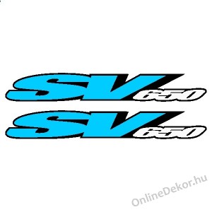 Motormatrica, Motor dekorációk - 01.Motormatricák - Suzuki - SV 650