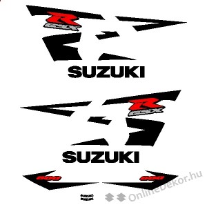 Motormatrica, Motor dekorációk - 01.Motormatricák - Suzuki - GSX-R 600 (2004) (Sárga-Fekete)