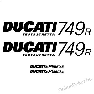 Motormatrica, Motor dekorációk - 01.Motormatricák - Ducati - Ducati 749R