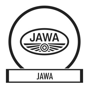 Motor sticker, Motor decal - 01.Motor sticker - Jawa