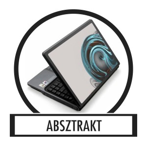 Laptop sticker, Notebook sticker - Abstract
