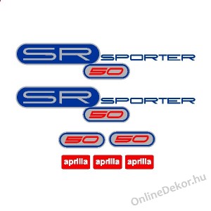 Motormatrica, Motor dekorációk - 02.Robogó matricák - Aprilia - SR 50 Sporter