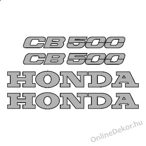 Motormatrica, Motor dekorációk - 01.Motormatricák - Honda - CB 500