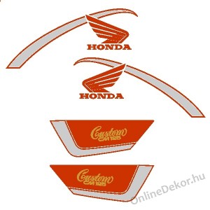 Motormatrica, Motor dekorációk - 01.Motormatricák - Honda - Custom CM 125