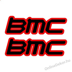 Kerékpár matrica, Kerékpár dekoráció, Bicikli matrica, Bicikli dekoráció - BMC - BMC Felirat