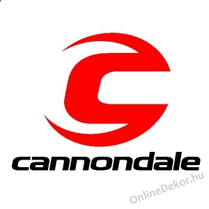 Kerékpár matrica, Kerékpár dekoráció, Bicikli matrica, Bicikli dekoráció - Cannondale - Cannondale Logó