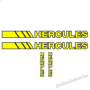 Kerékpár matrica, Kerékpár dekoráció, Bicikli matrica, Bicikli dekoráció - Hercules - Hercules