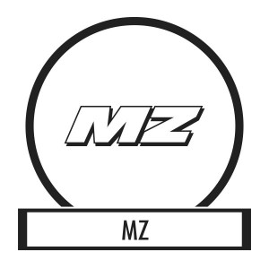 Motor sticker, Motor decal - 01.Motor sticker - MZ