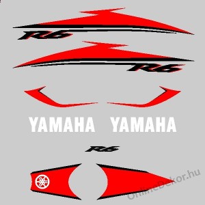 Motormatrica, Motor dekorációk - 01.Motormatricák - Yamaha - YZF-R6 (2007)