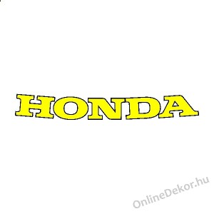 Motormatrica, Motor dekorációk - 01.Motormatricák - Honda - Honda íves