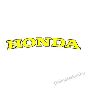 Motormatrica, Motor dekorációk - 01.Motormatricák - Honda - Honda íves