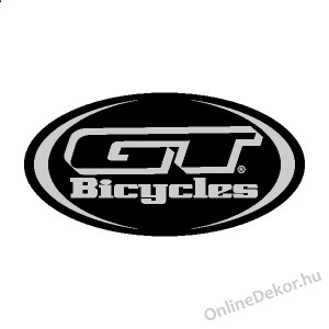 Kerékpár matrica, Kerékpár dekoráció, Bicikli matrica, Bicikli dekoráció - GT - GT logó