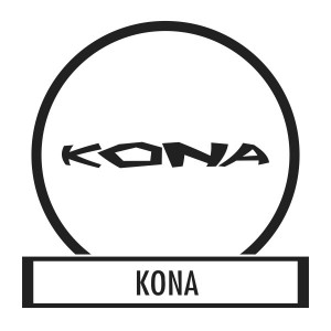Bicycle sticker, Bicycle decal - Kona