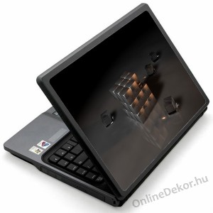 Laptop matrica, Laptop dekoráció - Játék - Rubik kocka1699