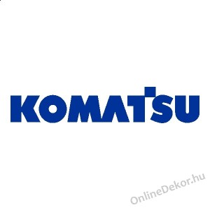 Munkagép matricák, feliartok - Komatsu - Komatsu