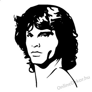 Faldekoráció, Falimatrica, Faltetoválás - Híres emberek, Női alakok, Arcok - Jim Morrison 1804
