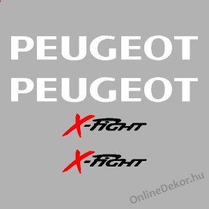 Motormatrica, Motor dekorációk - 02.Robogó matricák - Peugeot - X-Fight