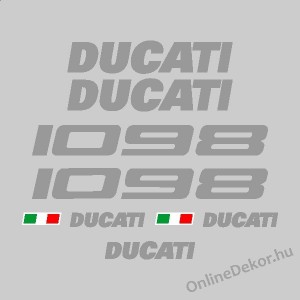 Motormatrica, Motor dekorációk - 01.Motormatricák - Ducati - Ducati 1098