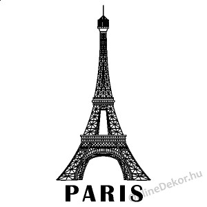 Faldekoráció, Falimatrica, Faltetoválás - Tájak, Városok - Eiffel-torony, Paris 1923