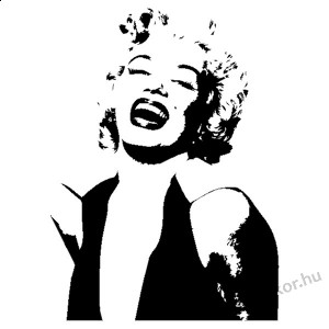 Faldekoráció, Falimatrica, Faltetoválás - Híres emberek, Női alakok, Arcok - Marilyn Monroe 2024