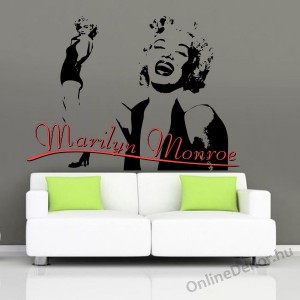 Faldekoráció, Falimatrica, Faltetoválás - Híres emberek, Női alakok, Arcok - Marilyn Monroe 2025