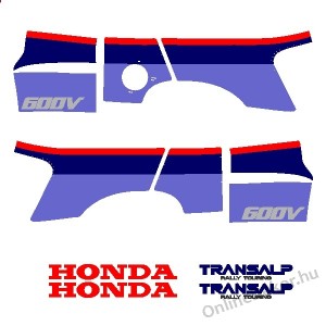Motormatrica, Motor dekorációk - 01.Motormatricák - Honda - XL 600 V Transalp