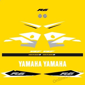 Motor sticker, Motor decal - 01.Motor sticker - Yamaha - YZF-R6